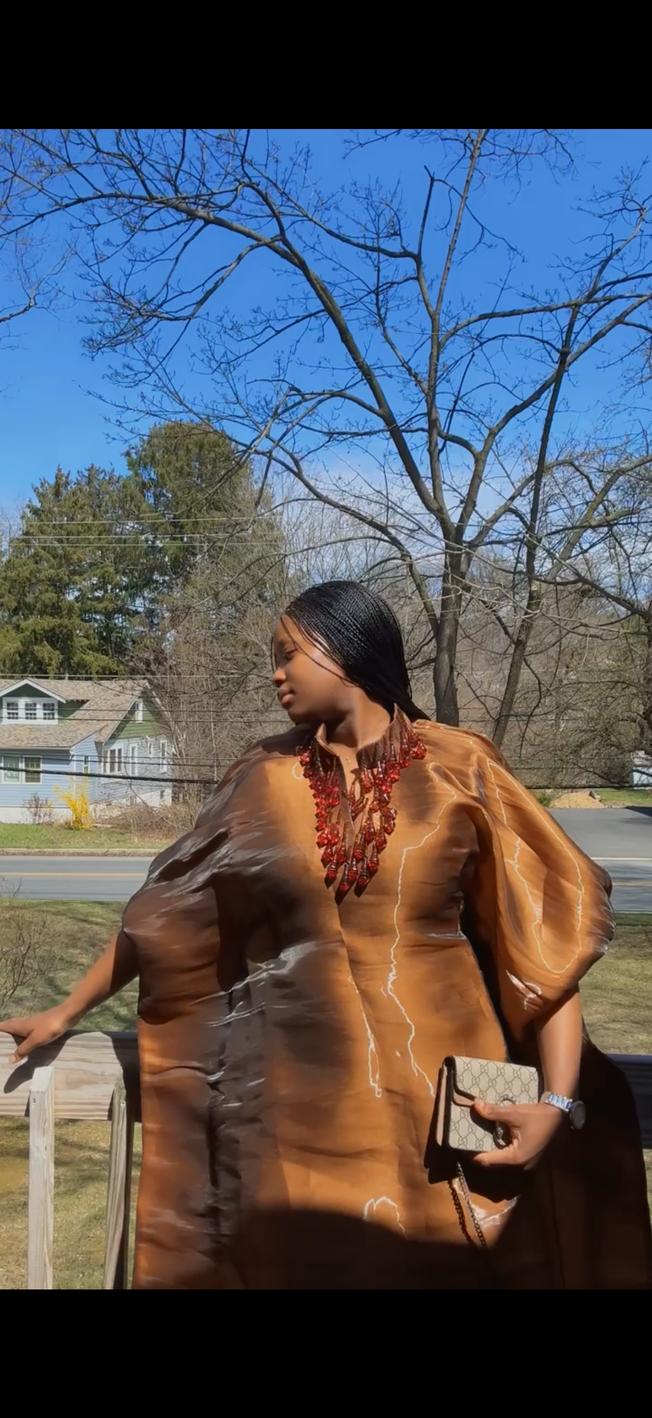 Bronze Bubu Gown
