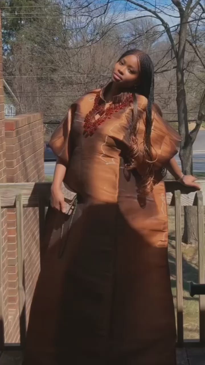 Bronze Bubu Gown